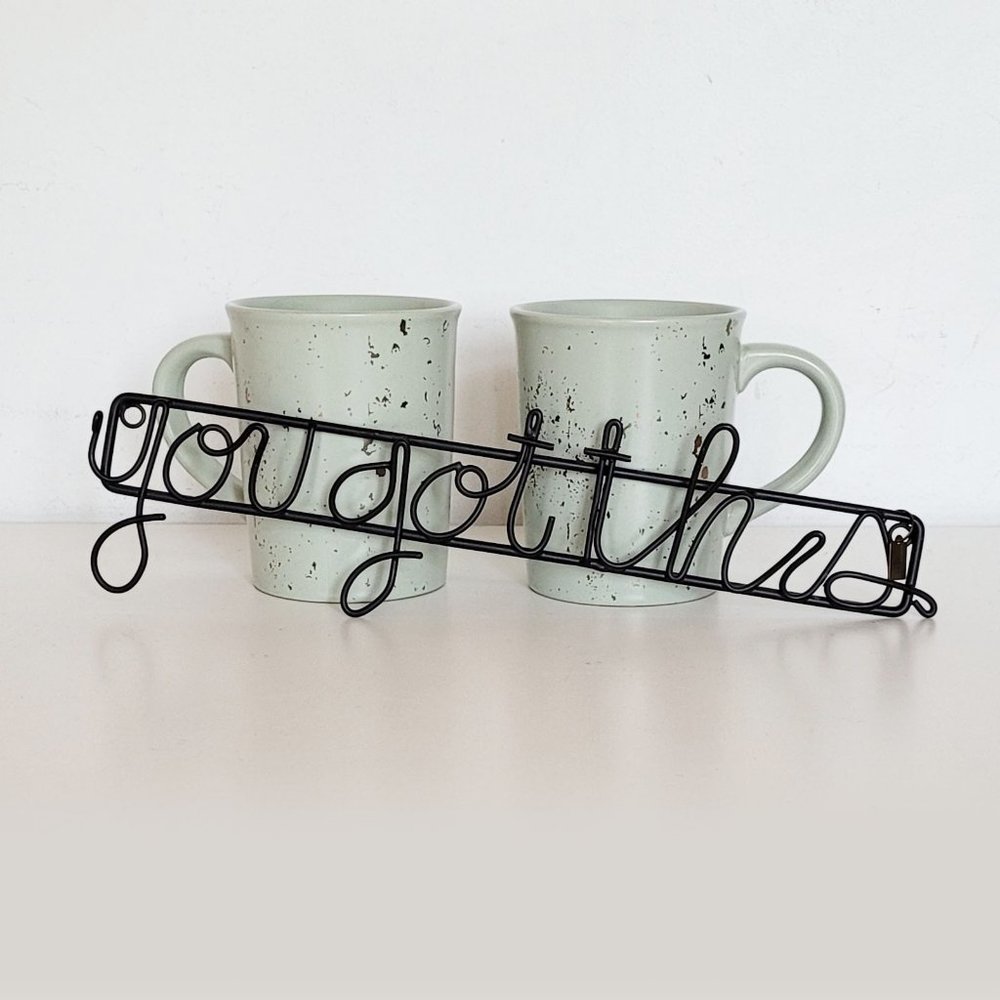 SOLD Hearth & Hand™ - Magnolia Homes "You Got This" Wire Wall Sign and Sage